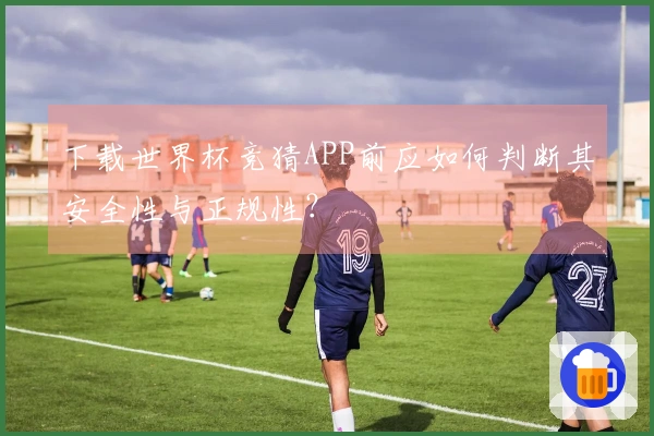 下载世界杯竞猜APP前应如何判断其安全性与正规性？